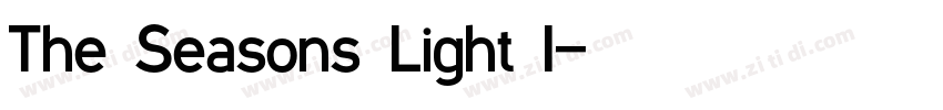 The Seasons Light I字体转换